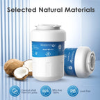 Waterdrop WD-F13 Replacement for GE® MWF®, SmartWater® MWFP, MWFINT, MWFA, GWF, HDX FMG-1, Kenmore® 9991, GSE25GSHECSS, WFC1201 Water Filter, 1 Pack, 2 pack, 3 pack, 4 pack