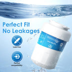 Waterdrop WD-F13 Replacement for GE® MWF®, SmartWater® MWFP, MWFINT, MWFA, GWF, HDX FMG-1, Kenmore® 9991, GSE25GSHECSS, WFC1201 Water Filter, 1 Pack, 2 pack, 3 pack, 4 pack