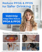 Waterdrop DA29-00003G Refrigerator Water Filter, Replacement for Samsung®, DA29-00003B, DA29-00003A, Aqua-Pure Plus, HAFCU1, RFG237AARS, FMS-1, RS22HDHPNSR, RSG257AARS, 3 Filters (Package May Vary)