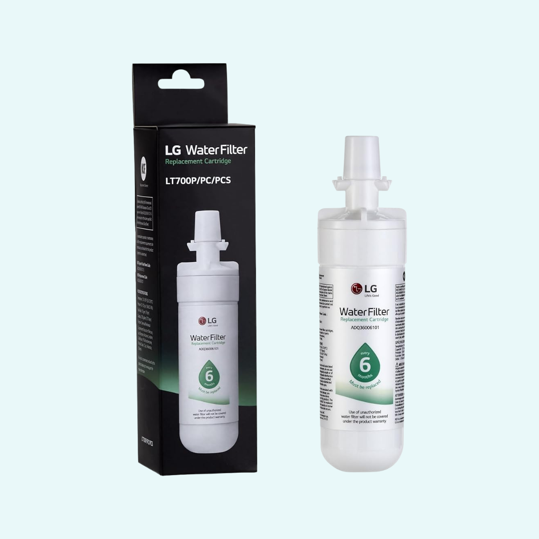 LG LT700P- 6 Month / 200 Gallon Capacity Replacement Refrigerator Water Filter (NSF42 and NSF53) ADQ36006101, ADQ36006113, ADQ75795103, or AGF80300702 , White , Select Pack