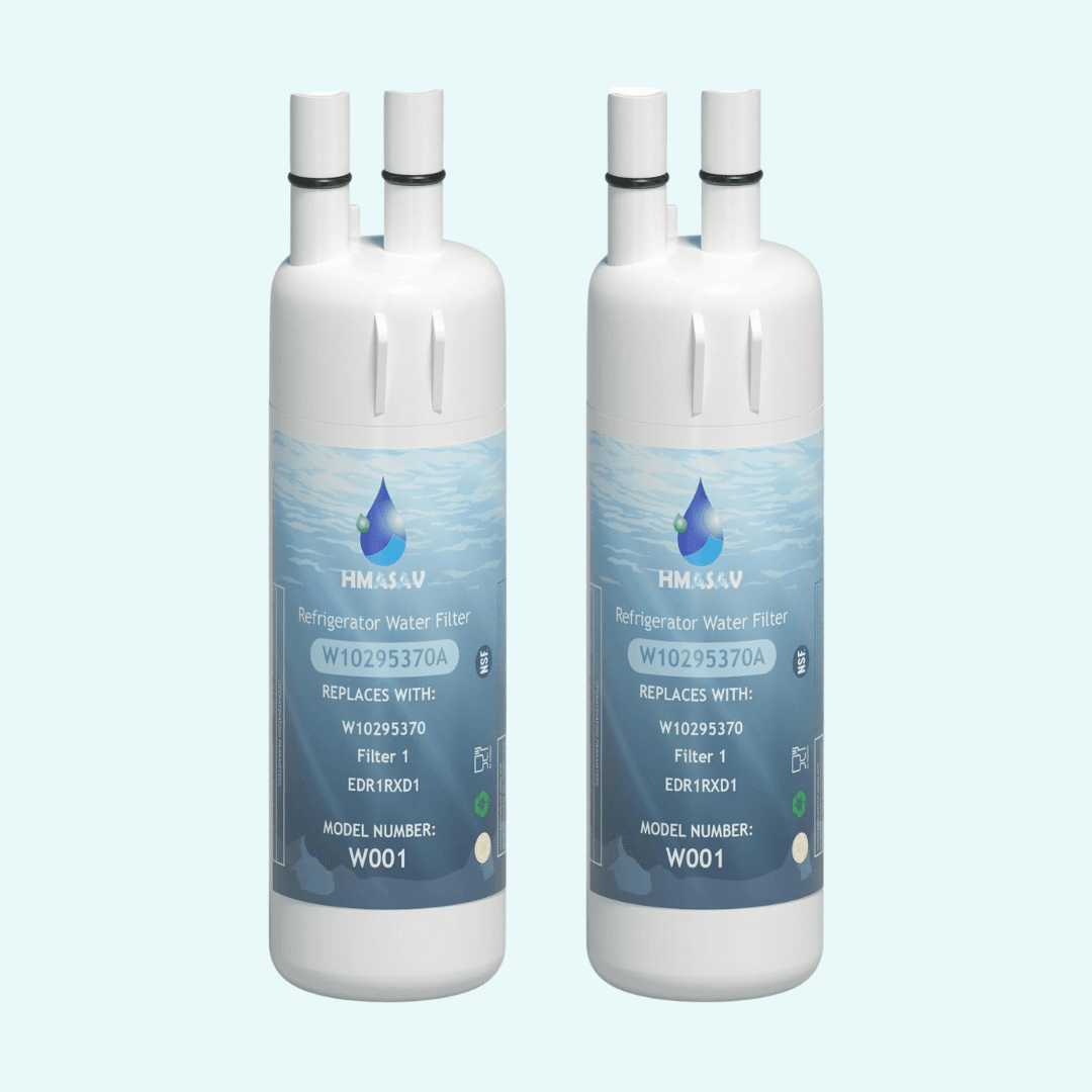 w10295370a water filter replacement, compatible with everydrop filter 1, whirlpool edr1rxd1, edr1rxd1b, w10295370, whr1rxd1, kad1rxd1, p4rfkb2, p8rfwb2l, 46 9930, 46 9081 2pack