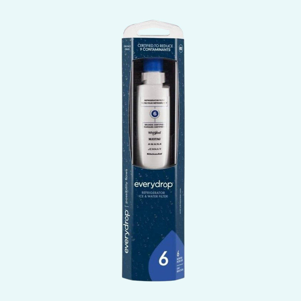 everydrop® by whirlpool ice and water refrigerator filter 6, edr6d1, single pack, white