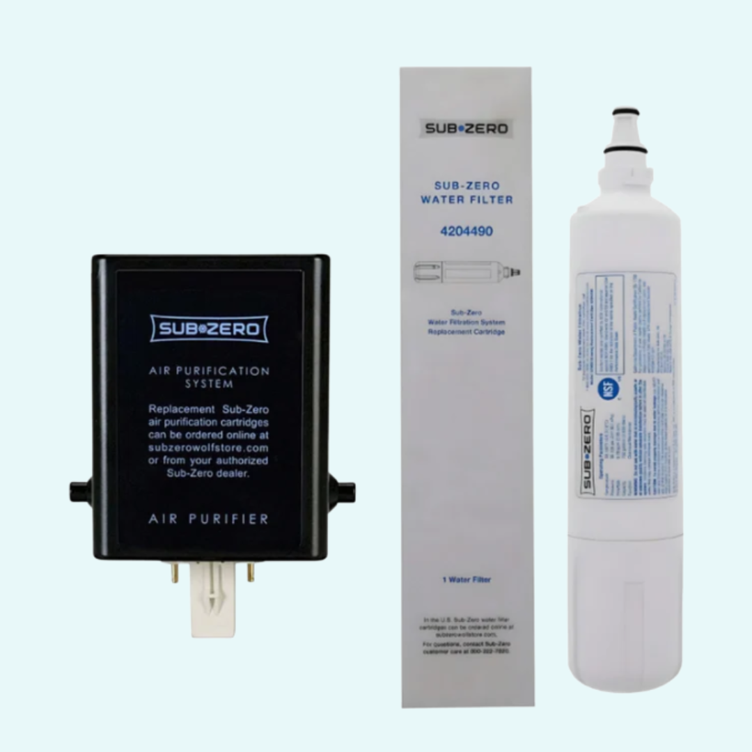 Sub-Zero 4204490 Water Filter & 7042798 Air Purification Cartridge Combo – Genuine OEM, NSF Certified