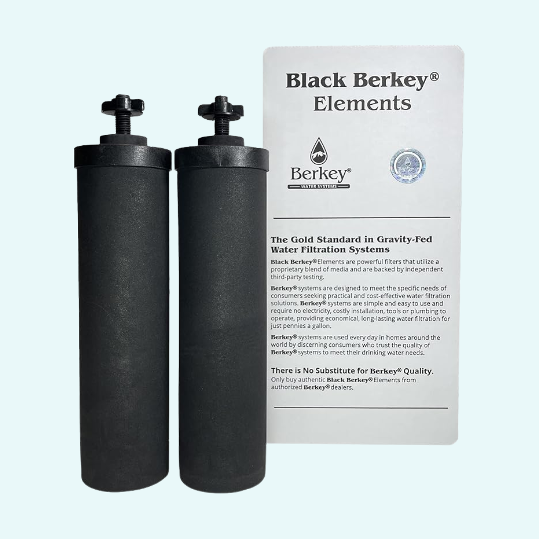 Authentic Black Berkey Elements BB9-2 Filters for Berkey Water Systems Multi Pack (Pack 1, Pack 2, Pack 3, Pack 4)