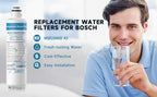 Bosch BORPLFTR50 & 11025825 Replacement Water Filter – Spring Source SS-RWF6100A-S, Carbon Block, 0.5 Micron