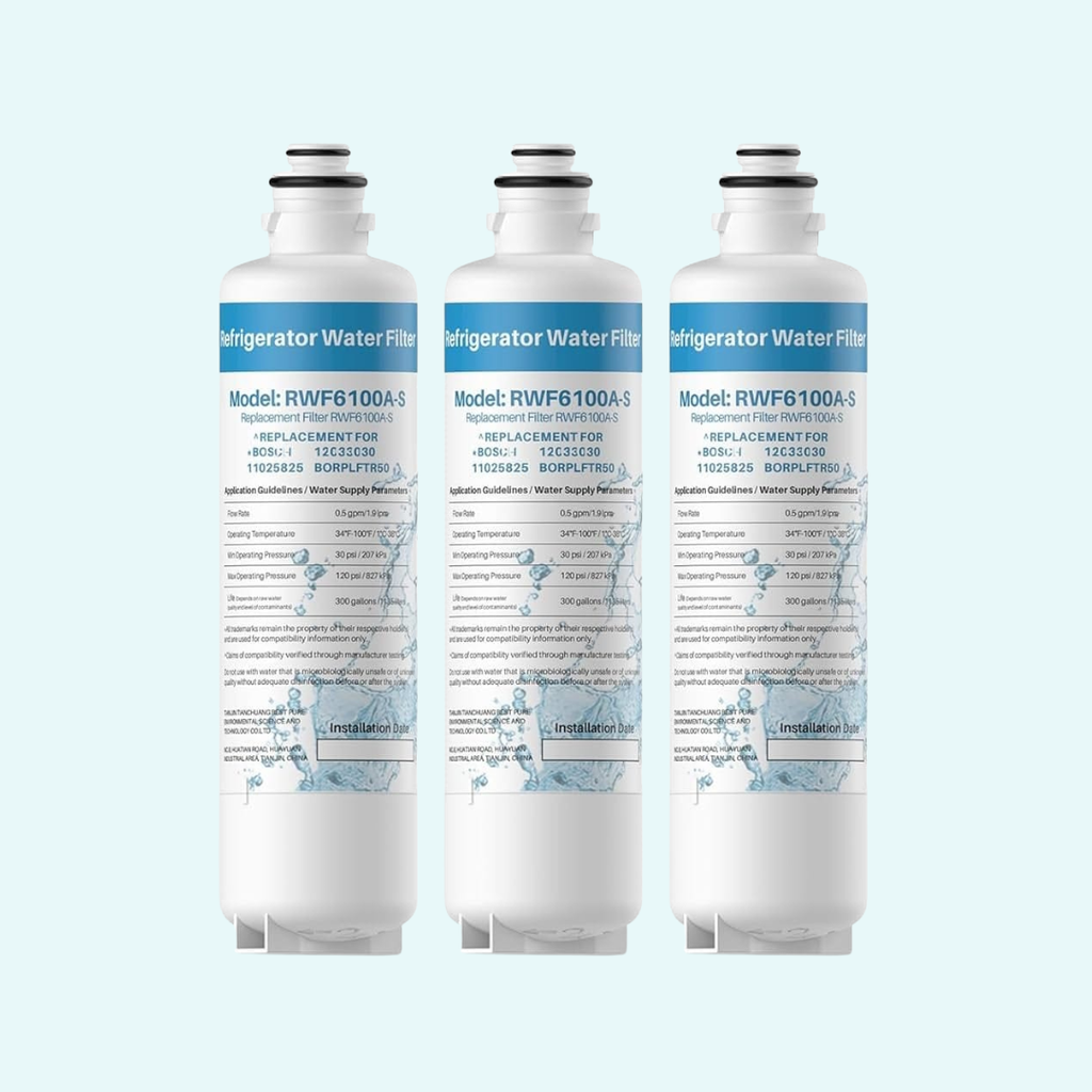 Bosch BORPLFTR50 & 11025825 Replacement Water Filter – Spring Source SS-RWF6100A-S, Carbon Block, 0.5 Micron