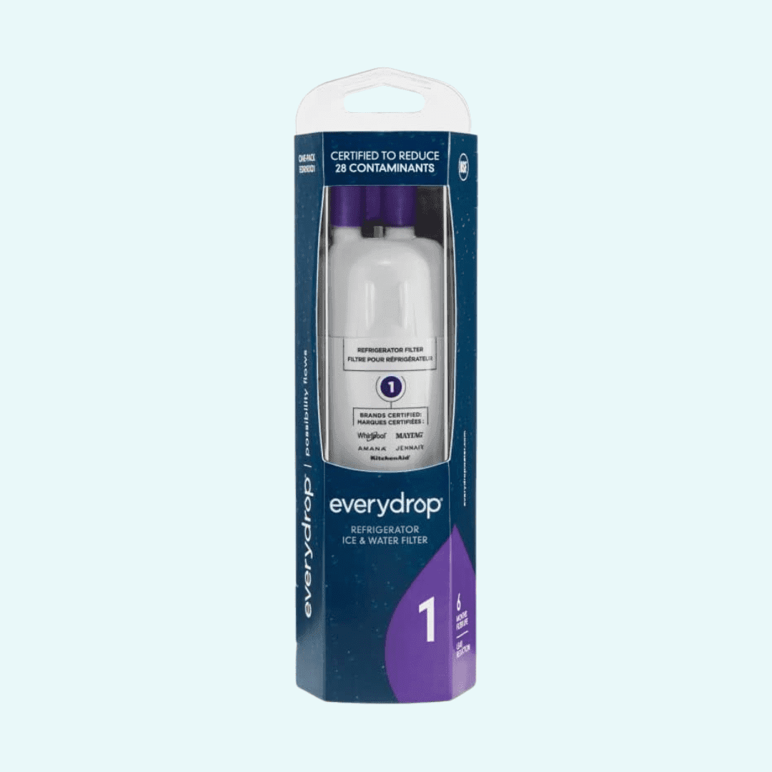 everydrop by whirlpool ice and water refrigerator filter 1, edr1rxd1, single pack , purple