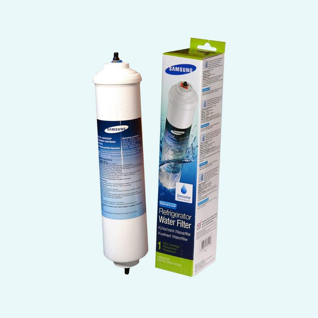Samsung DA29-10105J refrigerator water filter, front view