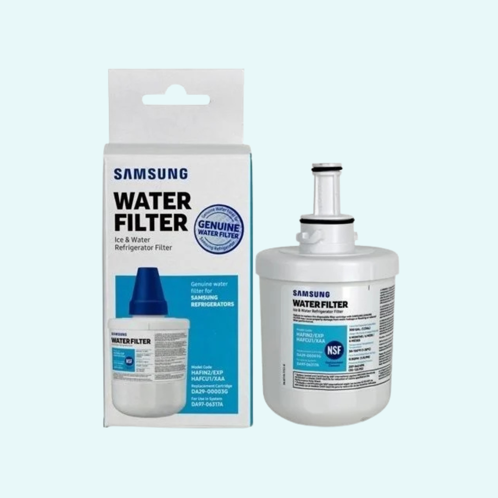 Samsung DA29-00003G refrigerator water filter, front view